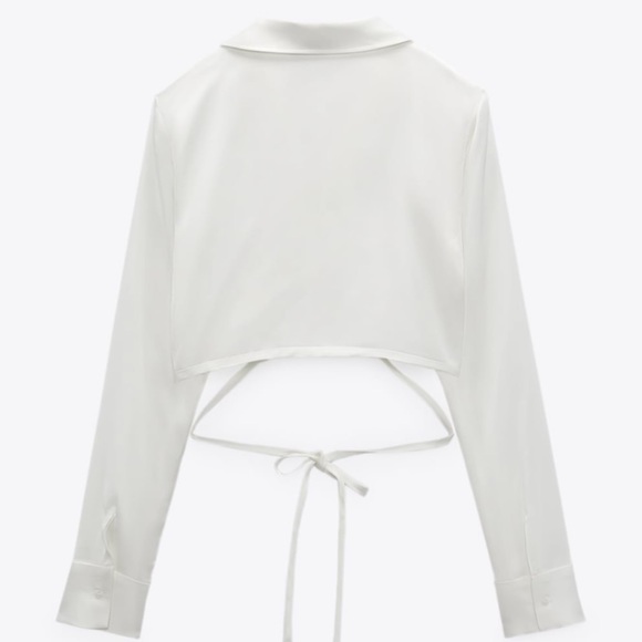 Satin effect blouse - Picture 3 of 3